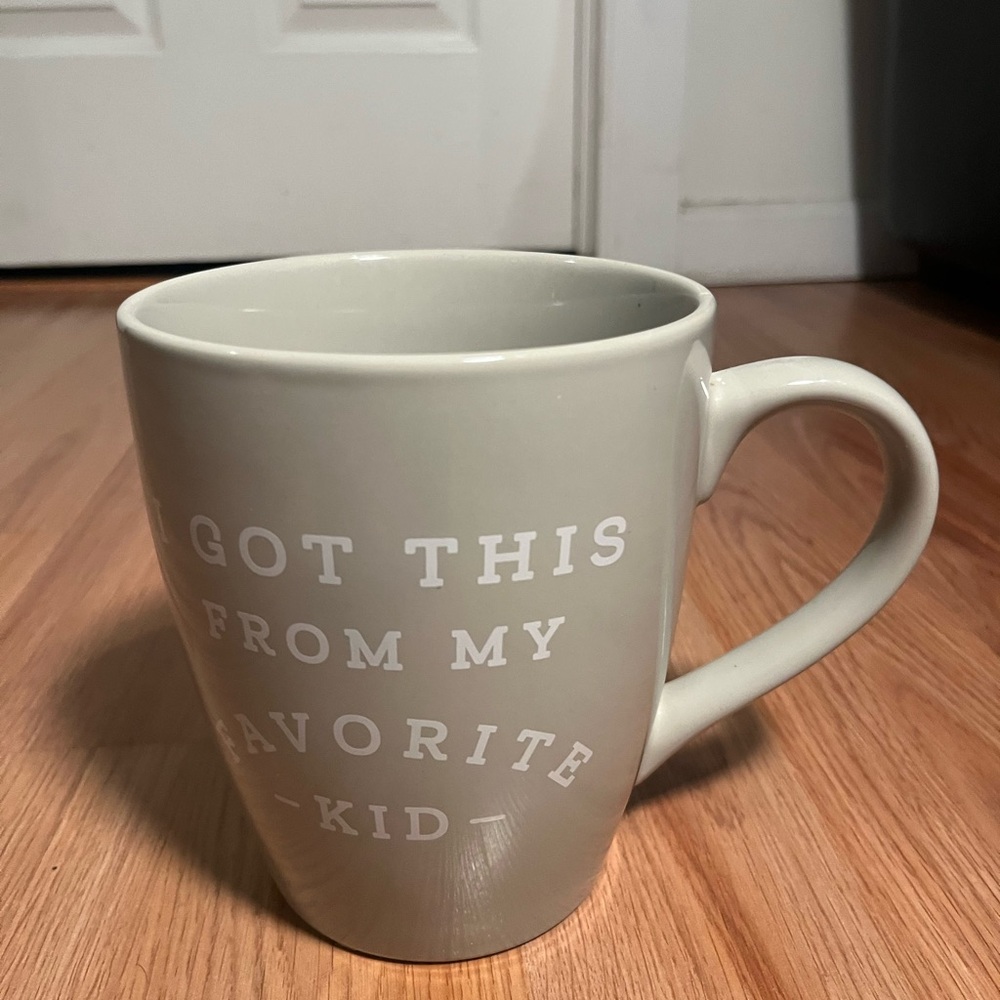 Cream Mug with Fun Text - Picture 4 of 8